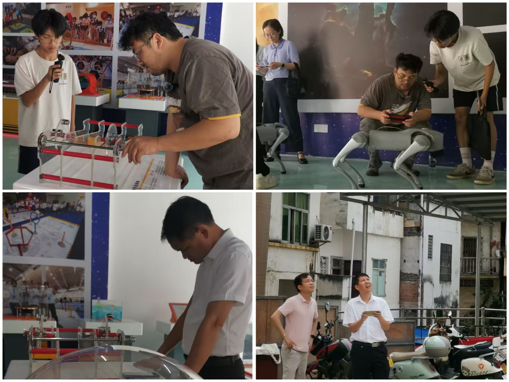郁南縣中小學(xué)科技教育指導(dǎo)中心成員培訓(xùn)活動開啟，點(diǎn)燃科技教育新火花！拼圖1.jpg